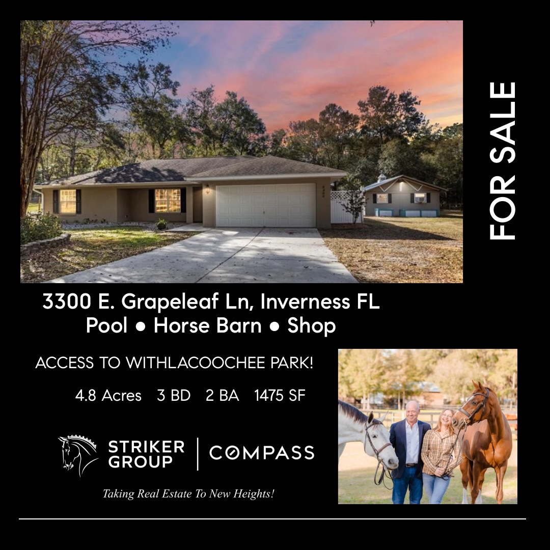 Horse Property with access to Withlacoochee Trails